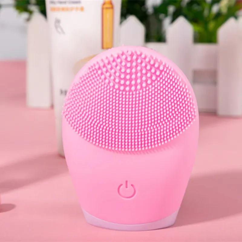 Electric Facial Cleaning Brush Massager